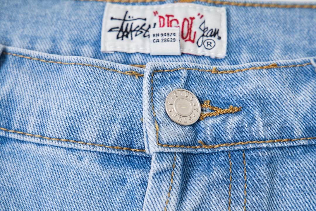 Stüssy Big Ol' Denim Shorts Light Blue - 6