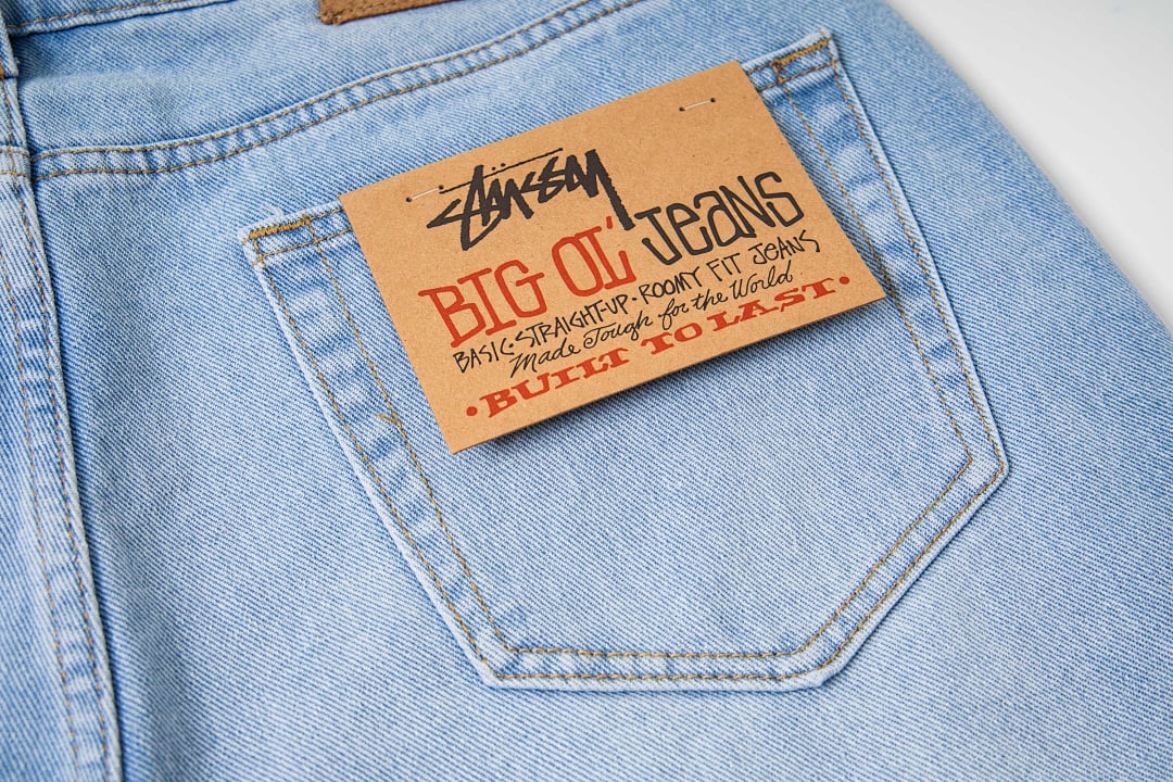 Stüssy Big Ol' Denim Shorts Light Blue - 10
