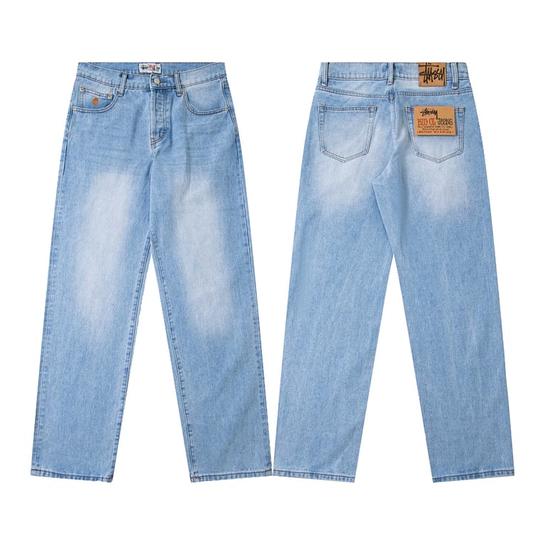 Stüssy SS25 Big Ol' Jeans Blue - 11