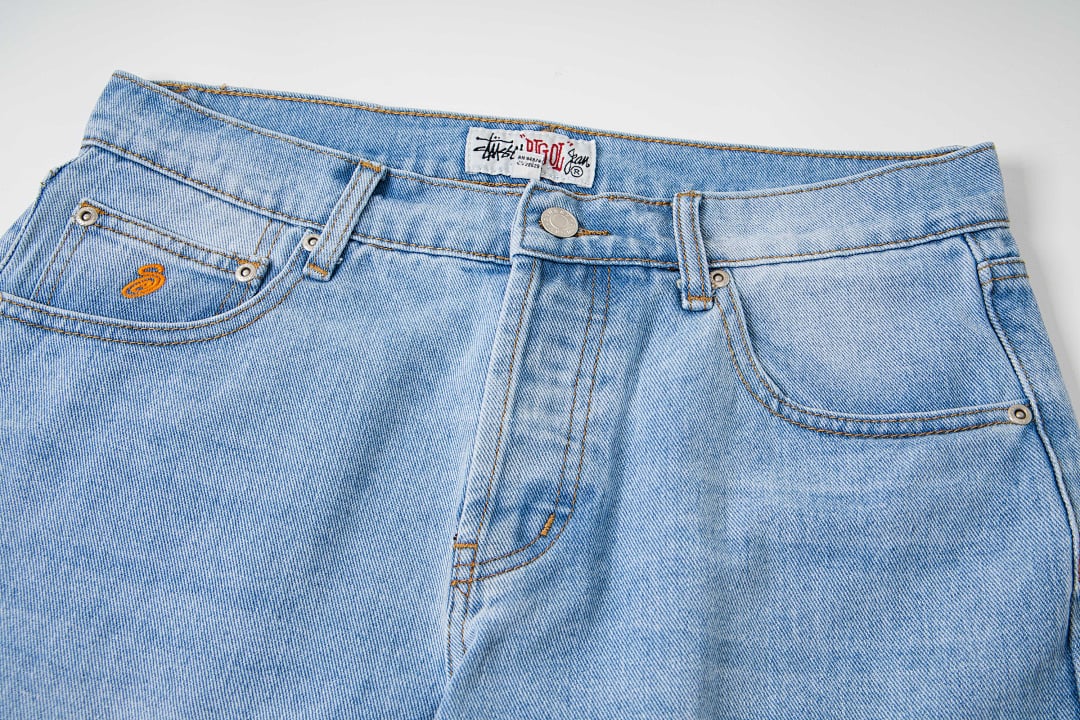 Stüssy SS25 Big Ol' Jeans Blue - 14
