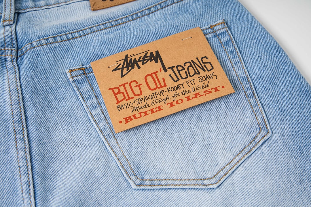 Stüssy SS25 Big Ol' Jeans Blue - 18
