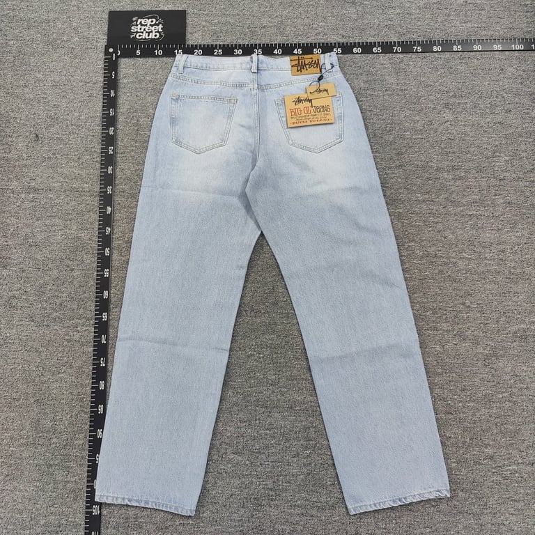 Stüssy SS25 Big Ol' Jeans Blue - 4