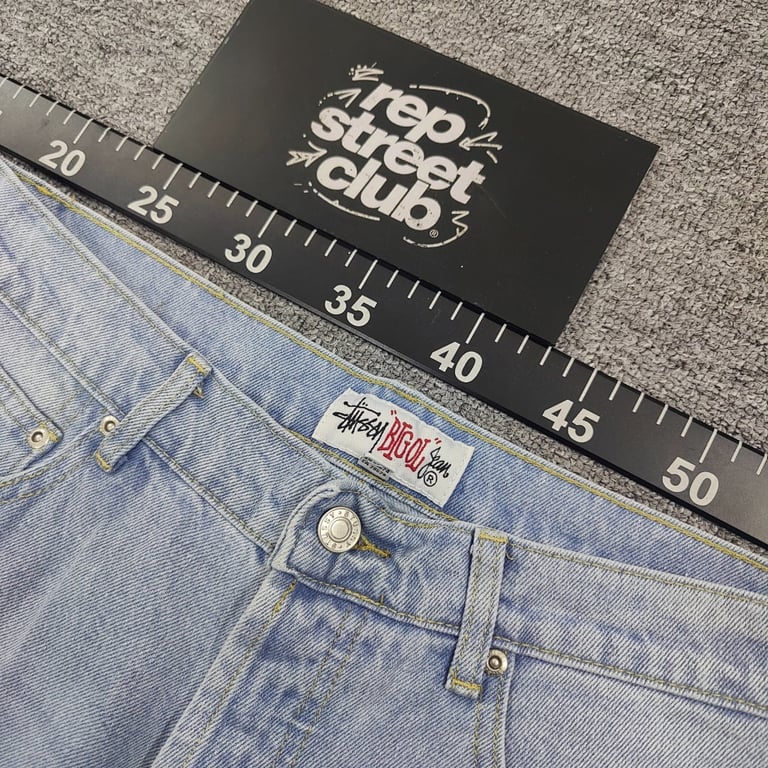 Stüssy SS25 Big Ol' Jeans Blue - 5
