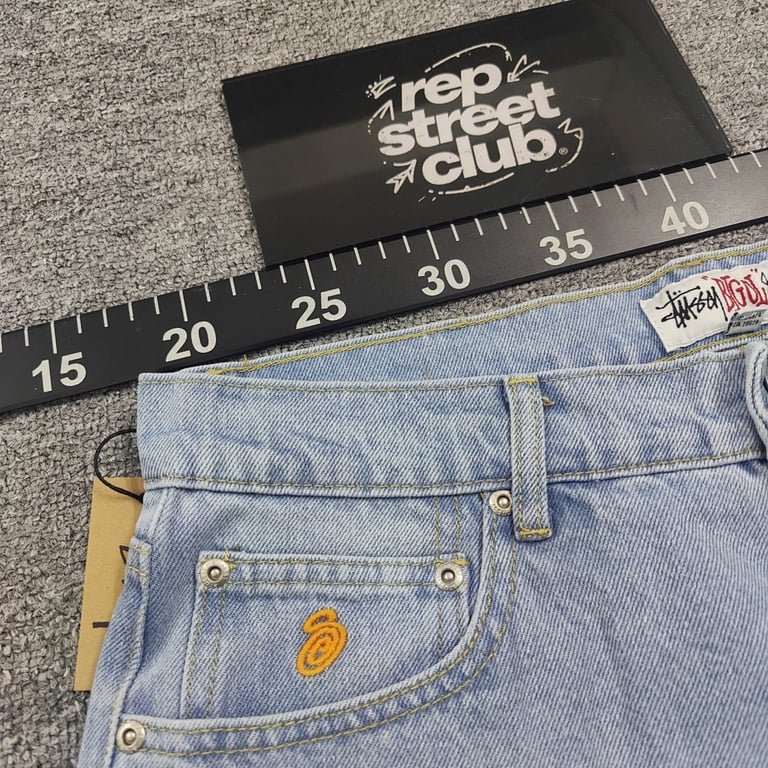 Stüssy SS25 Big Ol' Jeans Blue - 6