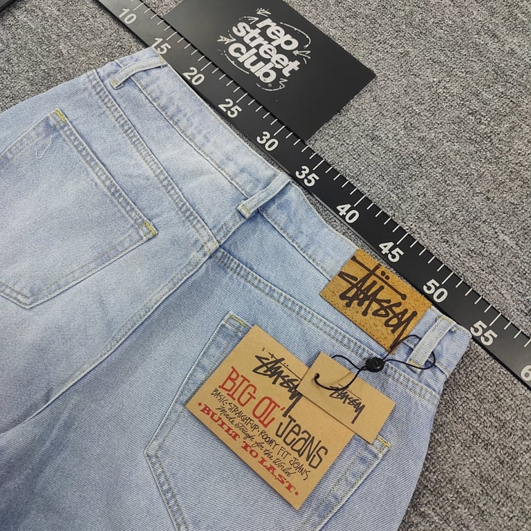 Stüssy SS25 Big Ol' Jeans Blue - 7