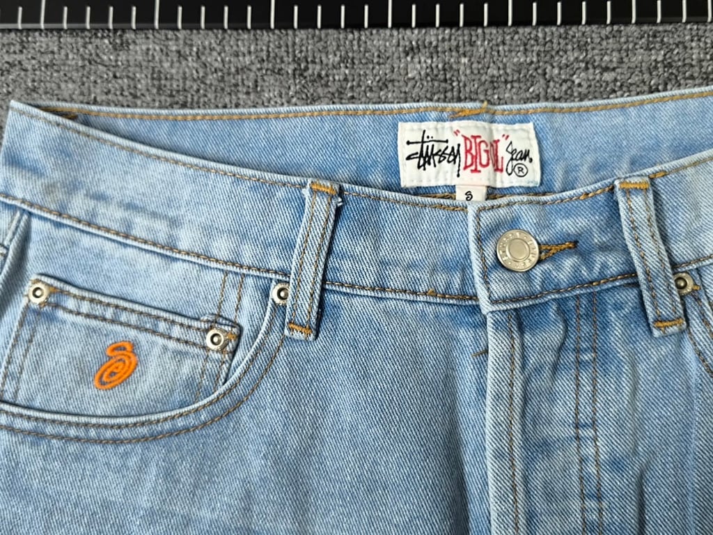 Stüssy SS25 Big Ol' Jeans Blue - 10