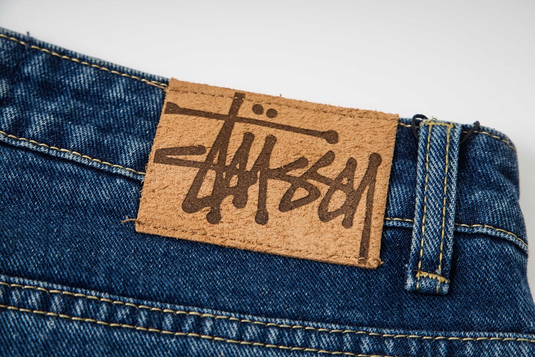 Stüssy SS25 Big Logo Denim Pants Blue - 15