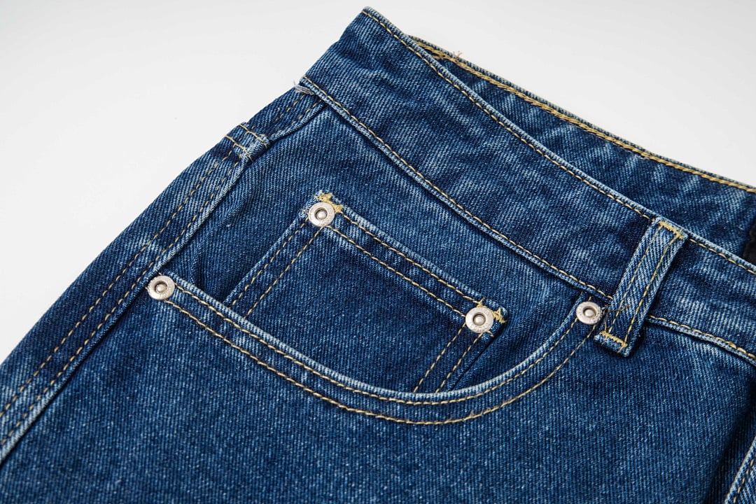 Stüssy SS25 Big Logo Denim Pants Blue - 6