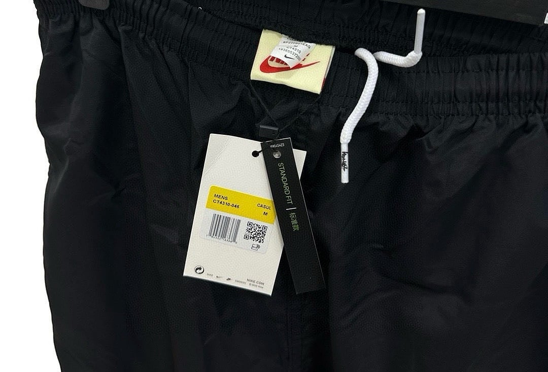 Stüssy x Nike Nylon Sport Pants Black - 9