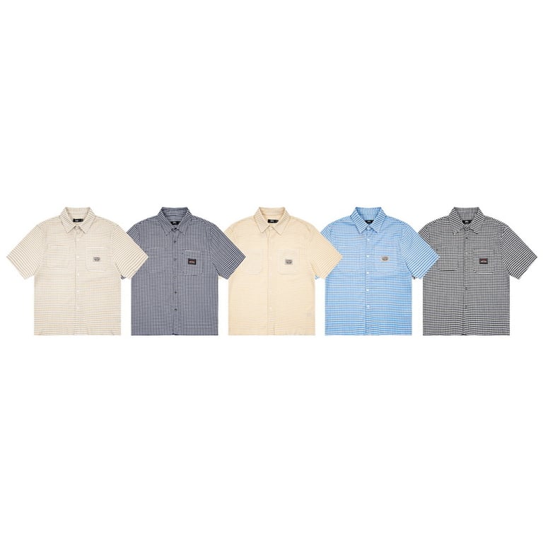 Stüssy Crinkled Check SS Shirt - 3