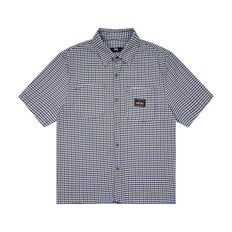 Stüssy Crinkled Check SS Shirt - 39