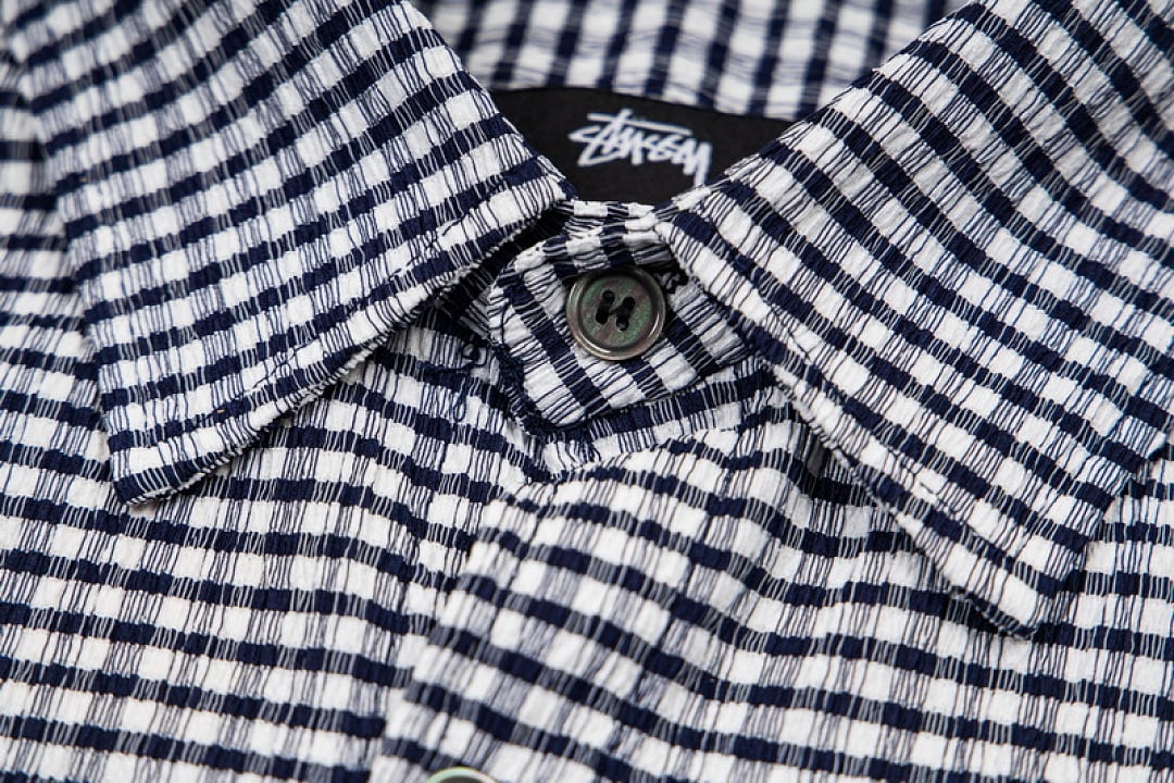 Stüssy Crinkled Check SS Shirt - 50