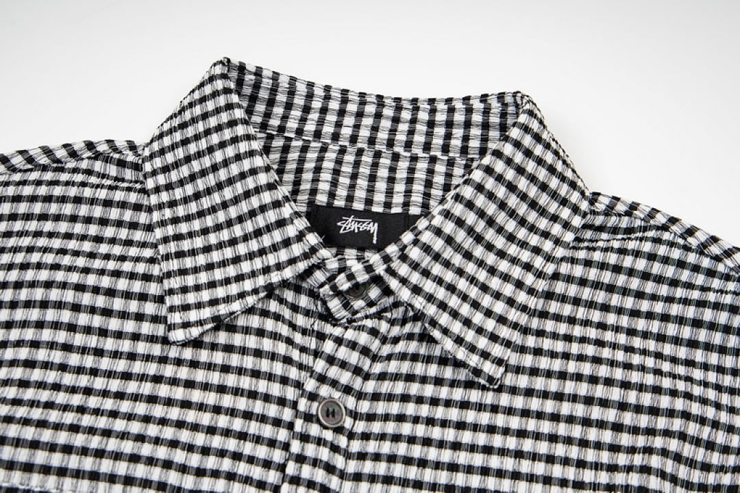 Stüssy Crinkled Check SS Shirt - 7