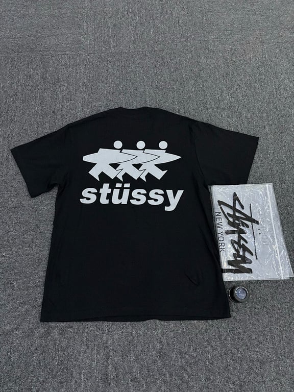Stüssy Three Figures Graphic Tee - 4