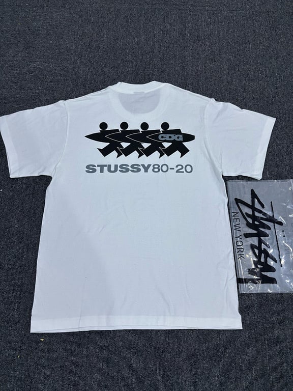 Stüssy x CDG 80-20 Graphic Tee - 4