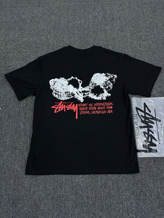 Stüssy Beach Roots Shell Graphic Tee - 4