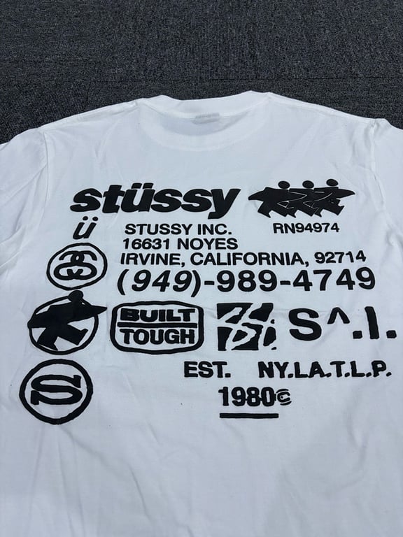 Stüssy Irvine California Graphic Tee - 8
