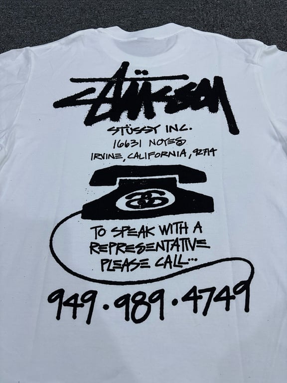 Stüssy Representative Telephone Graphic Tee - 7