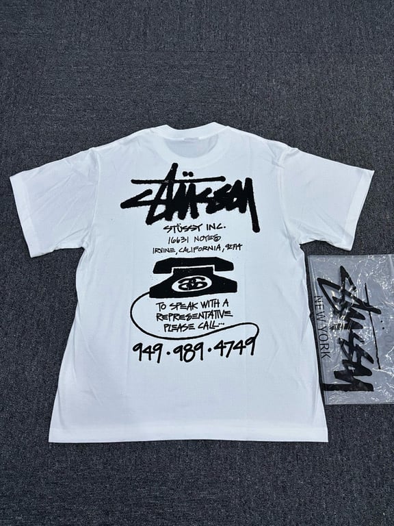 Stüssy Representative Telephone Graphic Tee - 8