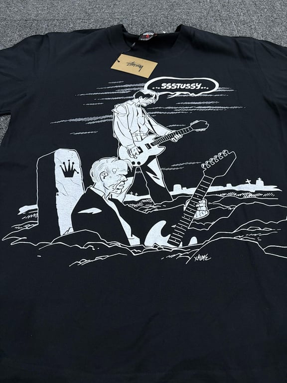 Stüssy Comic Guitar Graphic Tee - 5