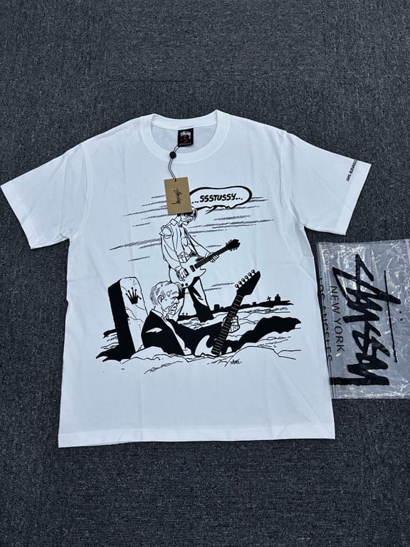 Stüssy Comic Guitar Graphic Tee - 8