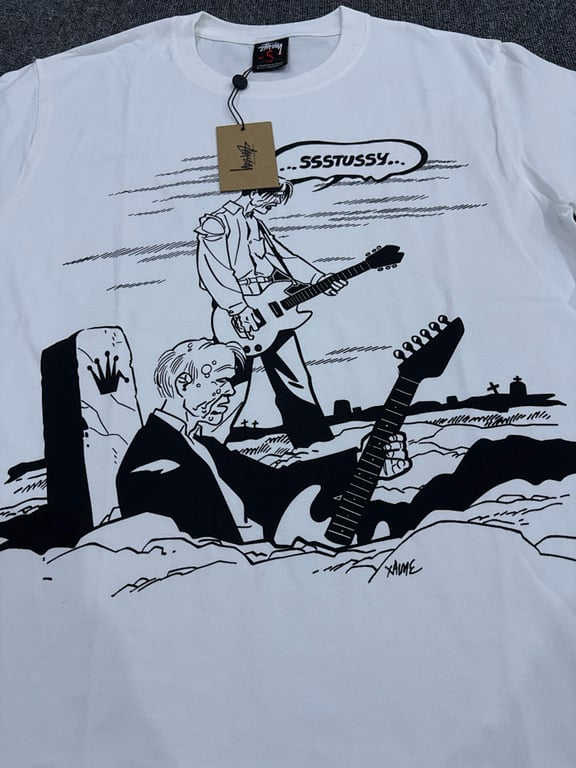 Stüssy Comic Guitar Graphic Tee - 10