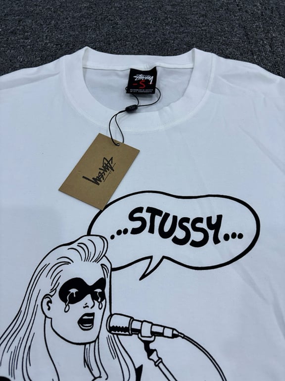 Stüssy Guitar Girl Graphic Tee - 5