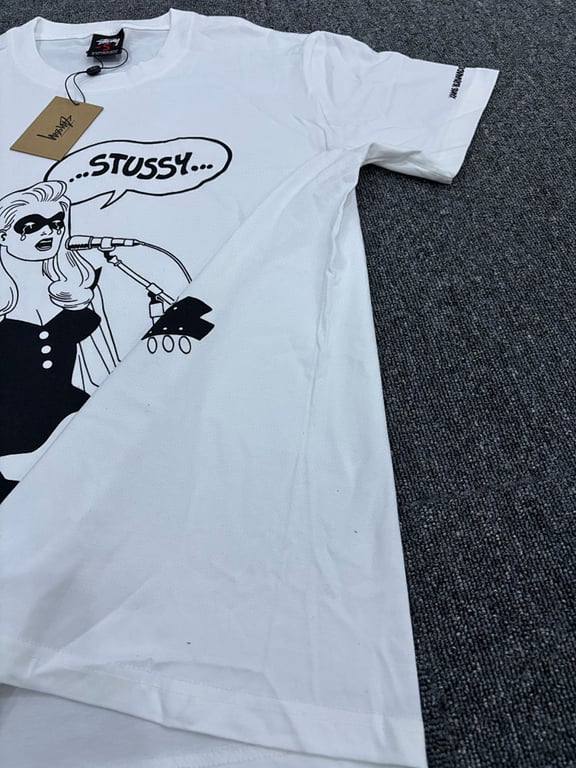 Stüssy Guitar Girl Graphic Tee - 6
