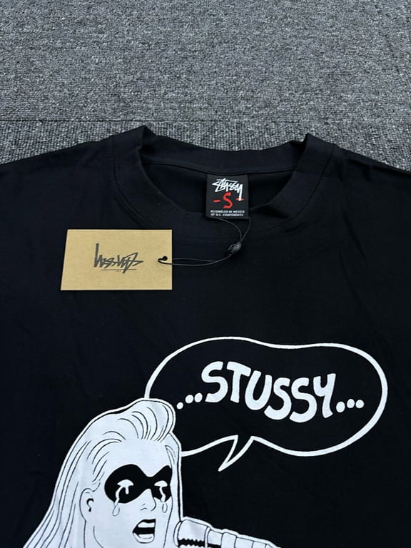 Stüssy Guitar Girl Graphic Tee - 9