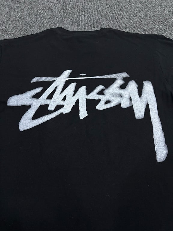 Stüssy Silk-Screen Spray Logo Tee - 5