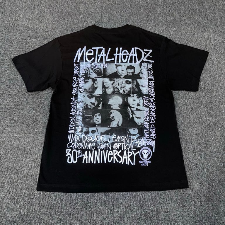 Stüssy x Metalheadz 30th Anniversary Reflective Tee - 2