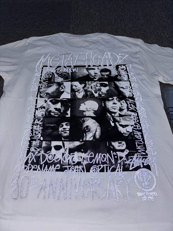 Stüssy x Metalheadz 30th Anniversary Reflective Tee - 14