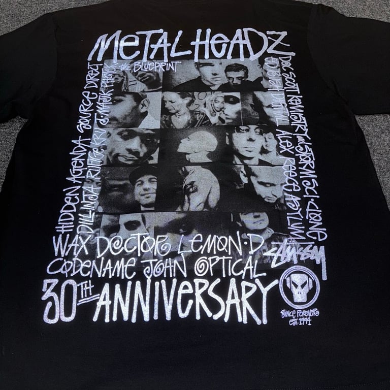 Stüssy x Metalheadz 30th Anniversary Reflective Tee - 3