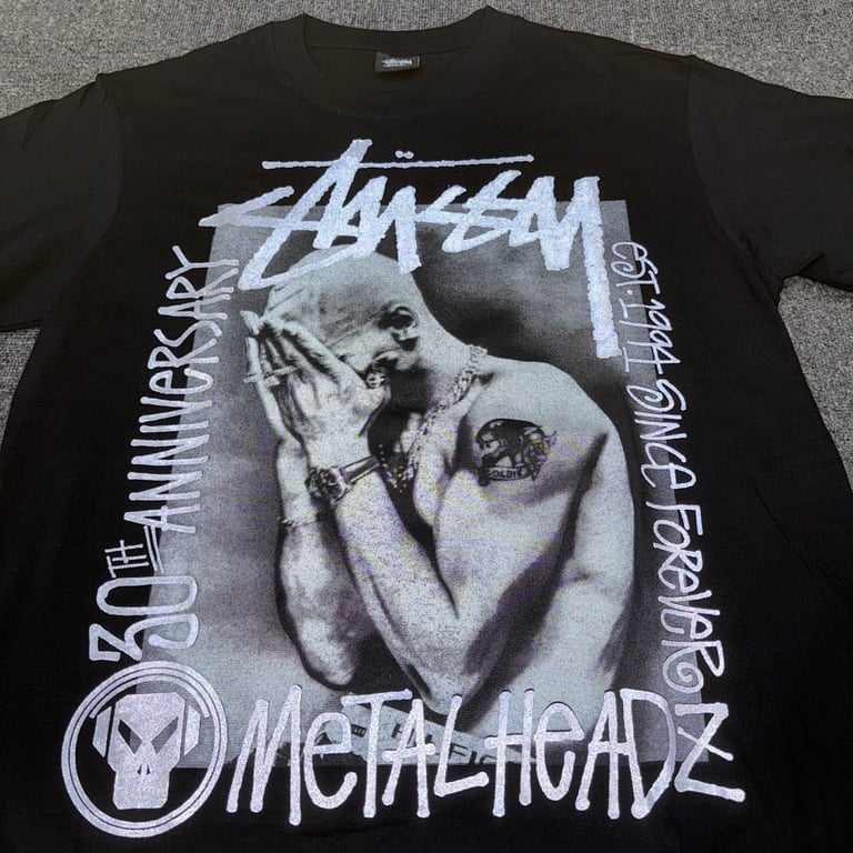 Stüssy x Metalheadz 30th Anniversary Reflective Tee - 4