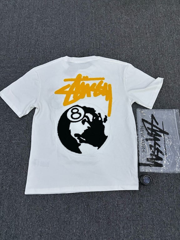 Stüssy 8-Ball Globe Graphic Tee - 4