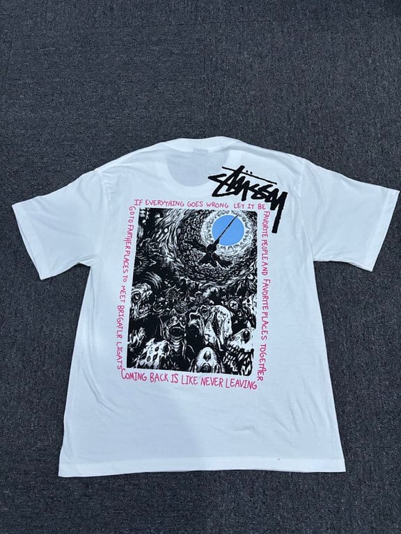 Stüssy Graphic Tee White Gold - 14