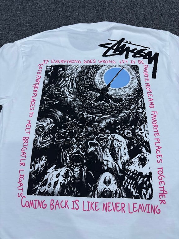 Stüssy Graphic Tee White Gold - 15
