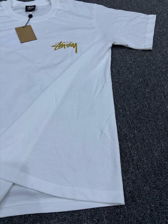 Stüssy Graphic Tee White Gold - 6