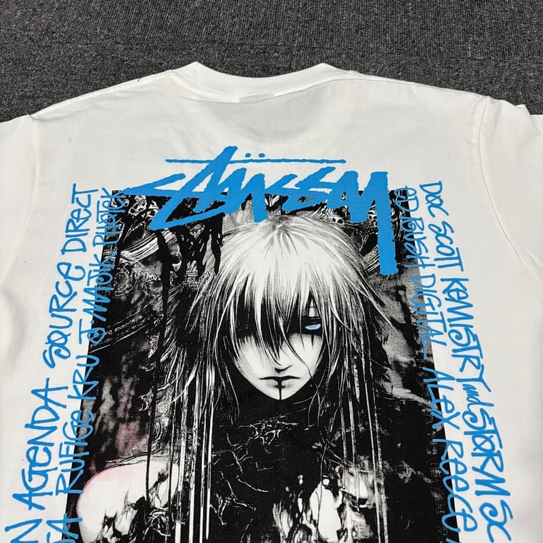 Stüssy Hidden Agenda Graphic Tee White - 5