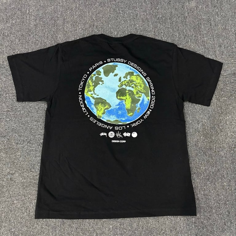 Stüssy World Tour Globe Graphic Tee - 9