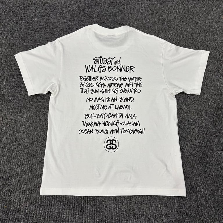 Stüssy x Wales Bonner Together Across The Water Tee - 4