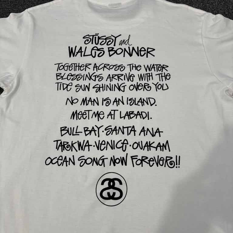 Stüssy x Wales Bonner Together Across The Water Tee - 5