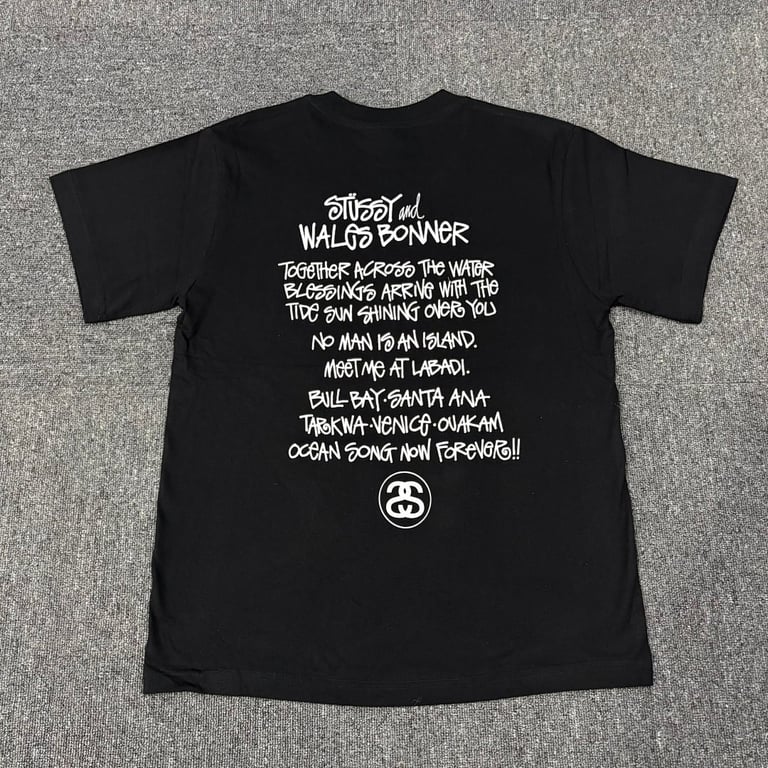 Stüssy x Wales Bonner Together Across The Water Tee - 7