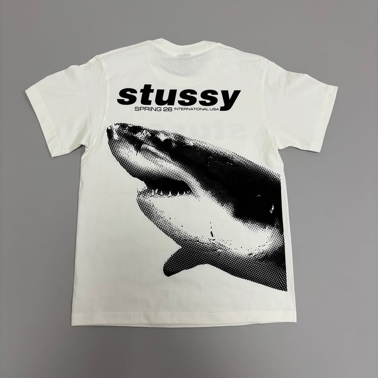 Stüssy Spring 26 Shark Graphic Tee - 4