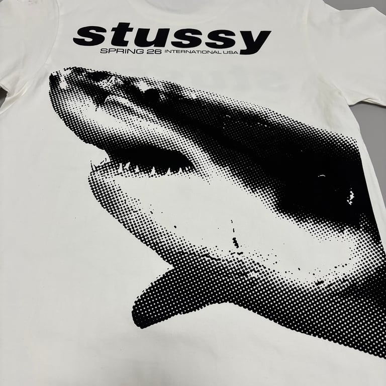 Stüssy Spring 26 Shark Graphic Tee - 5