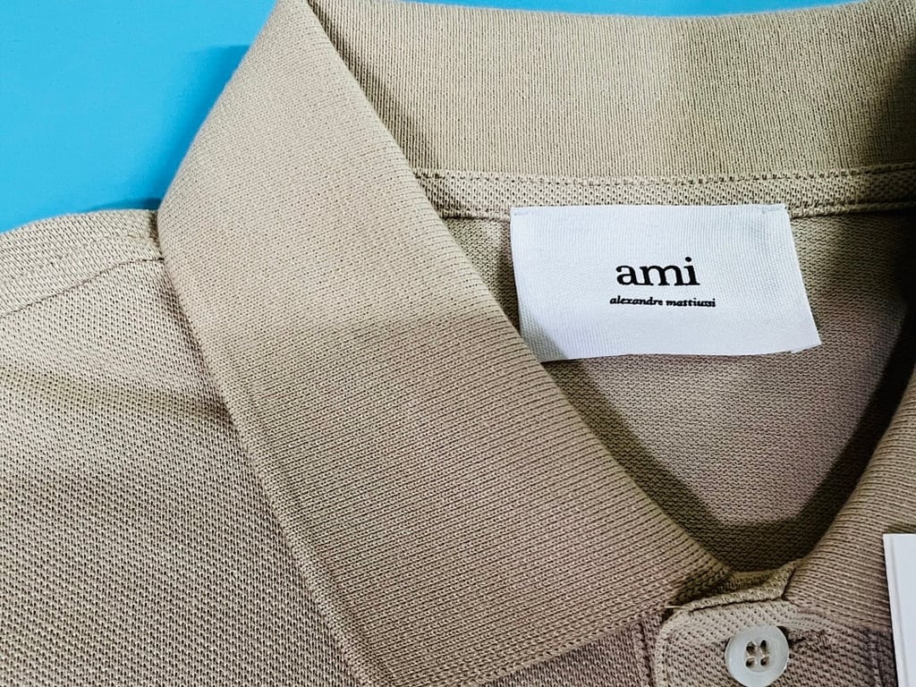 Ami Paris Ami de Coeur Polo Black - 108