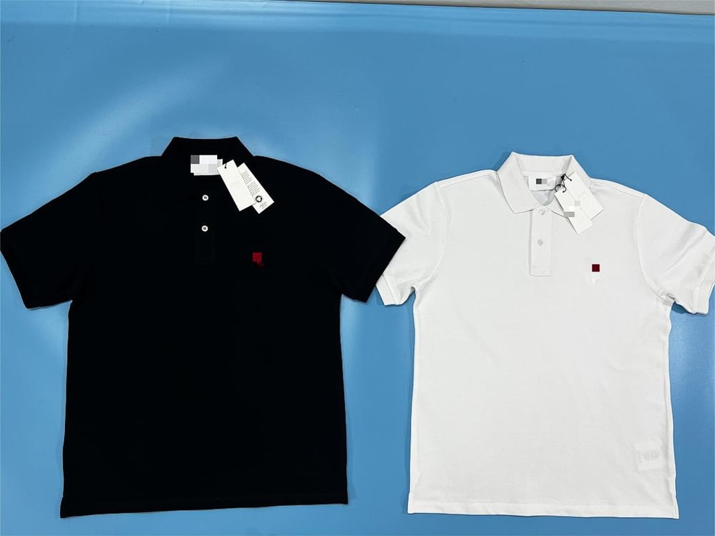 Ami Paris Ami de Coeur Polo Black - 25