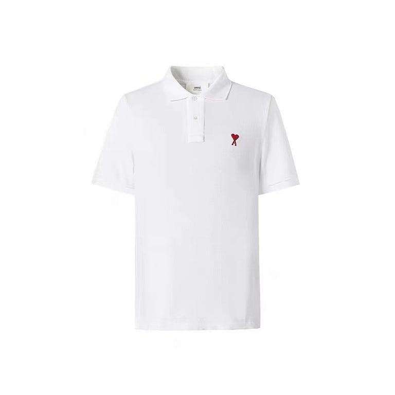 Ami Paris Ami de Coeur Polo Black - 26