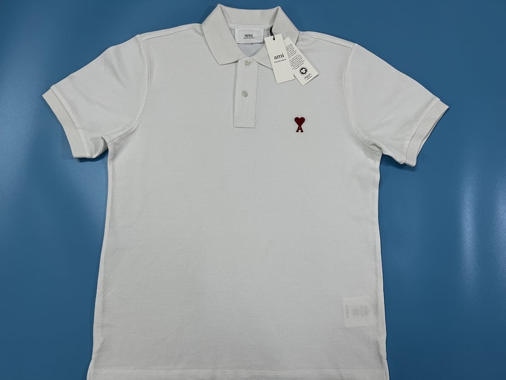 Ami Paris Ami de Coeur Polo Black - 27