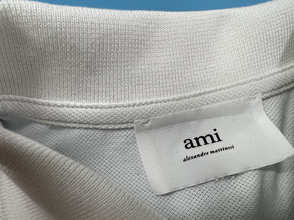 Ami Paris Ami de Coeur Polo Black - 32
